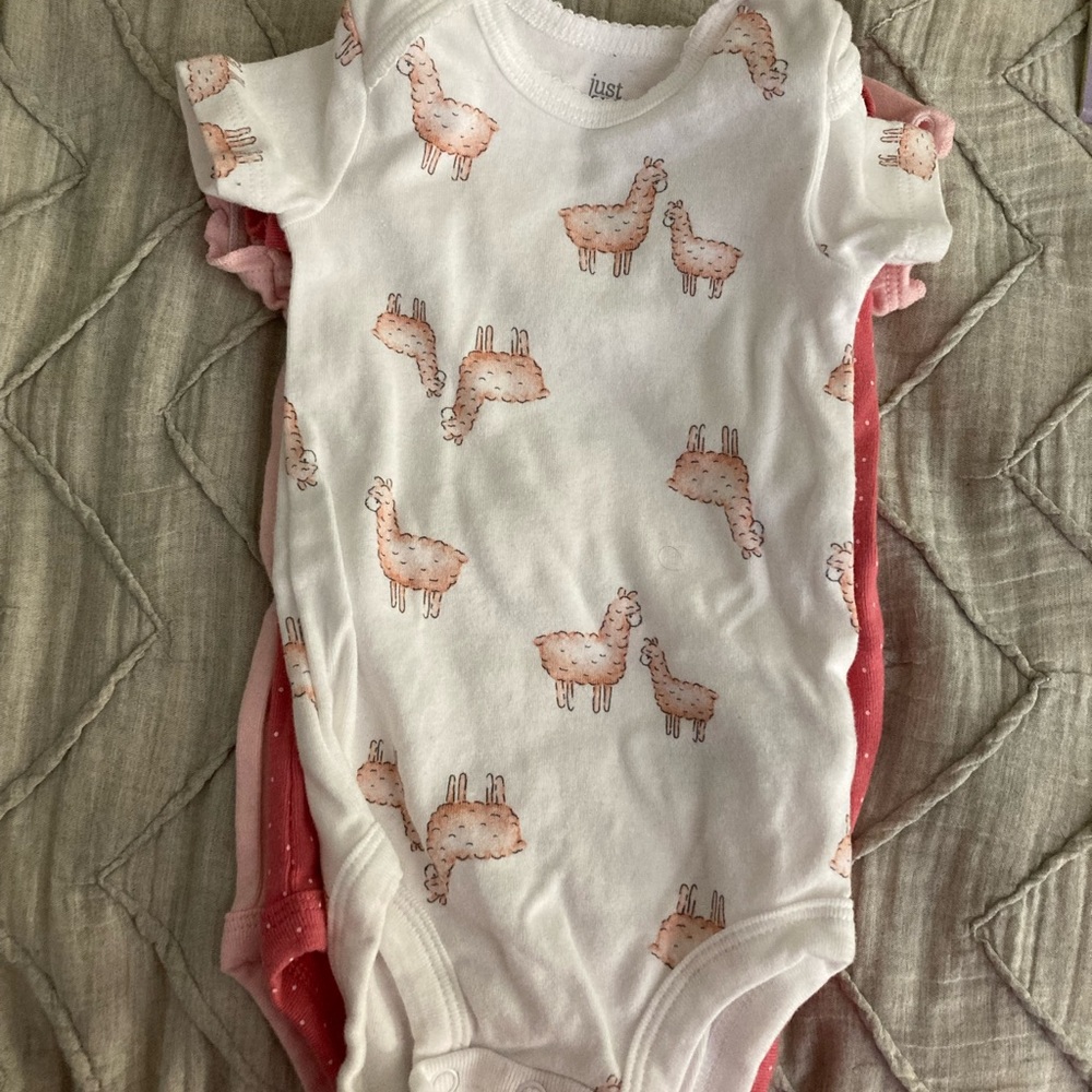 Three pack: baby onesies